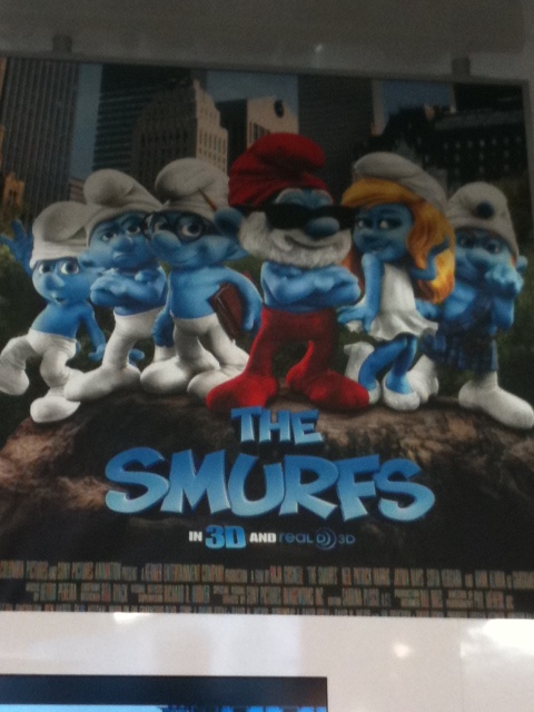smurf poster from Sony stand.jpg