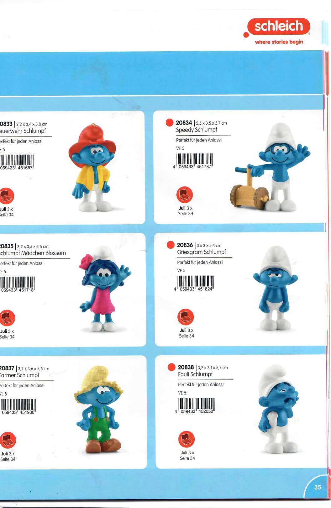 Schleich smurfs 2022.jpeg